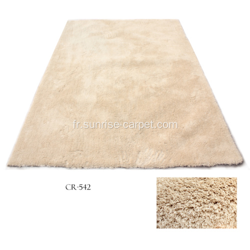 Tapis Shaggy en fil mince microfibre